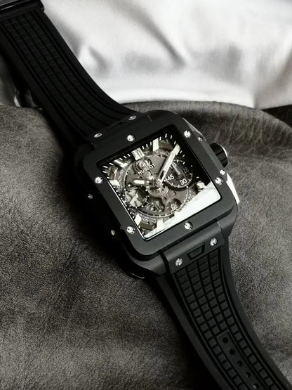 Hublot Square Bang Unico Black Ceramic 42mm Watch