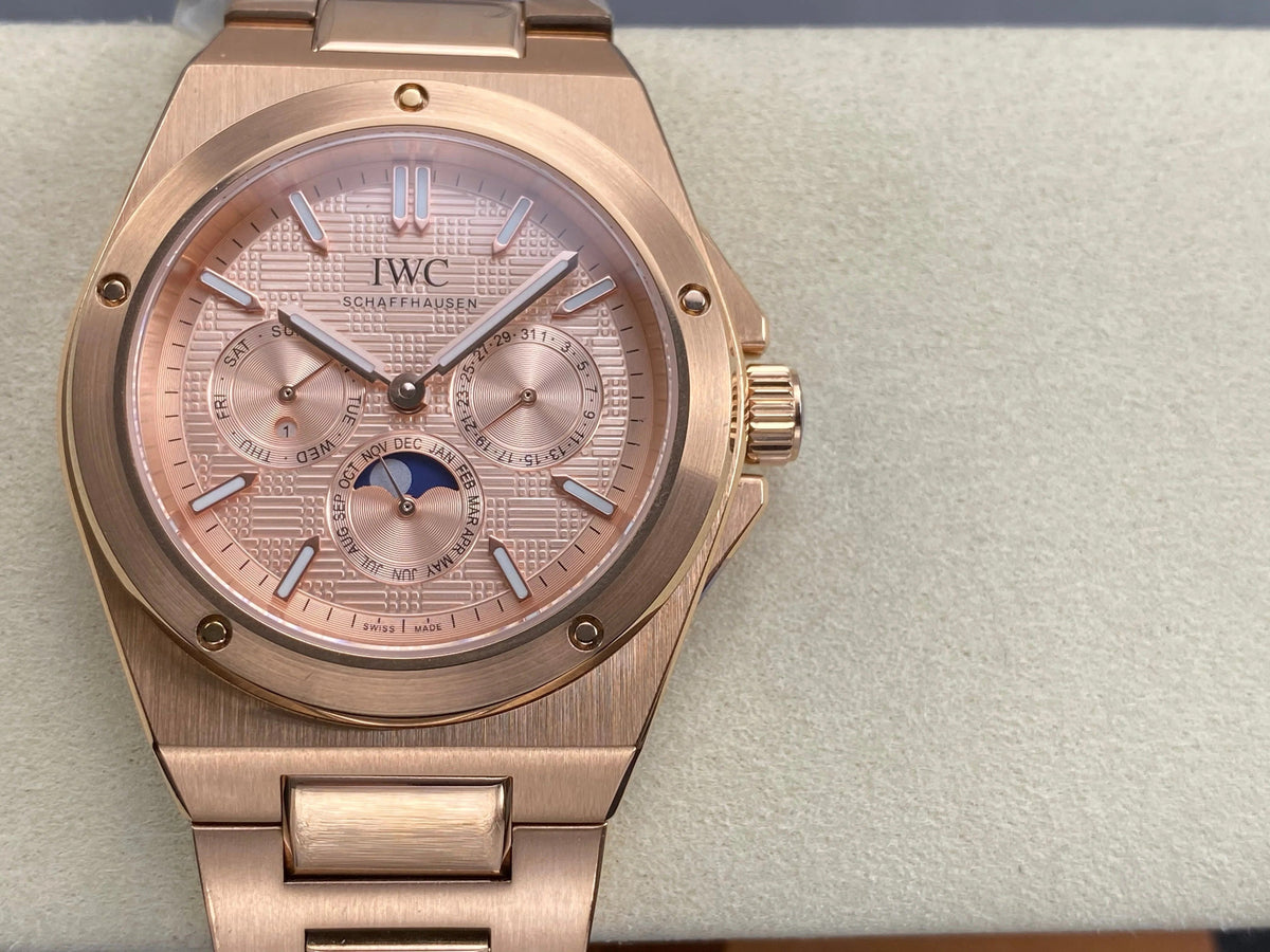 IWC Ingenieur Perpetual Calendar 41 Pink Gold Case