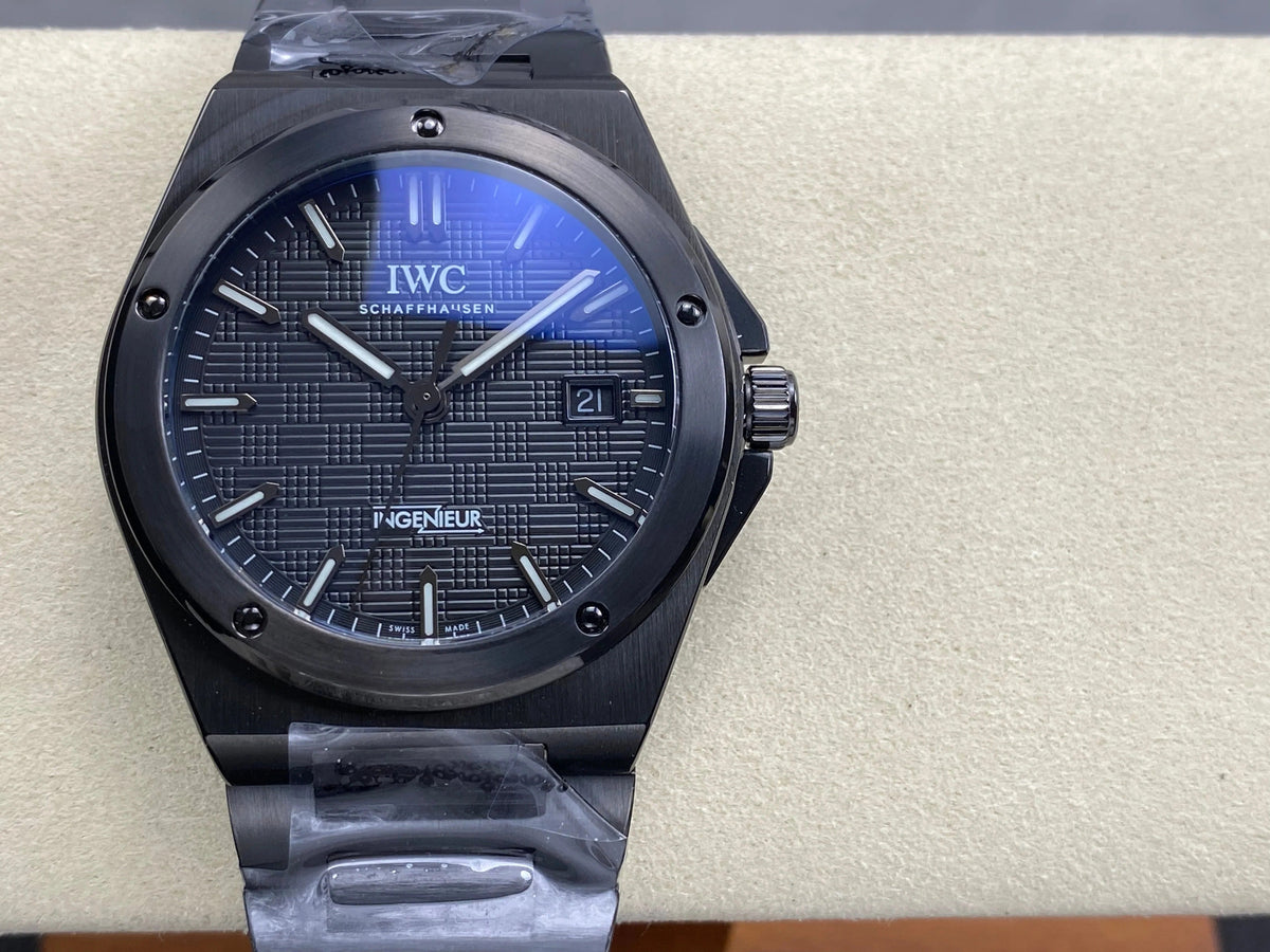 IWC Ingenieur 40 Black Dial Black Case