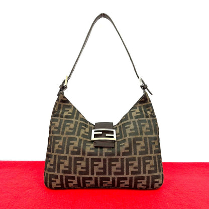 Fendi Mamma Baguette Leather Red Shoulder Bag Rovelle Bags