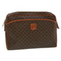 Luxury CELINE Macadam Canvas Clutch Bag Brown ki2485
