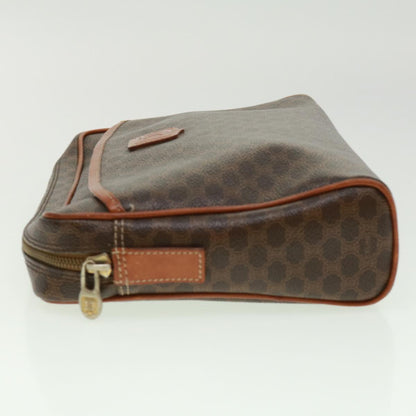 Luxury CELINE Macadam Canvas Clutch Bag Brown ki2485
