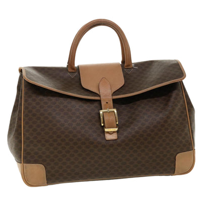 Luxury CELINE Macadam Canvas Hand Bag Brown ki2486