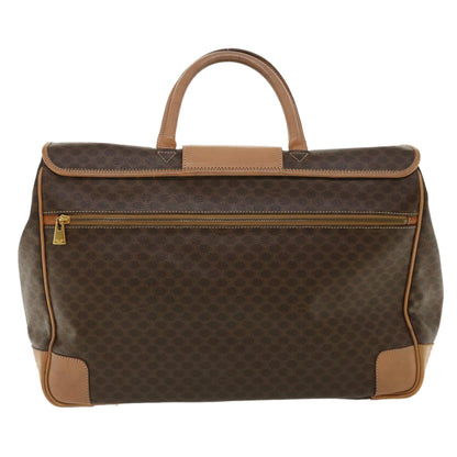 Luxury CELINE Macadam Canvas Hand Bag Brown ki2486