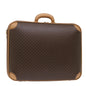 Luxury CELINE Macadam Canvas Trunk PVC Leather Brown  ki3281