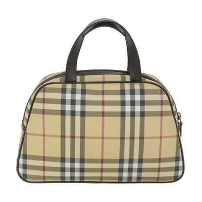 Burberry Nova Auth Leather Beige Handbag Style 10