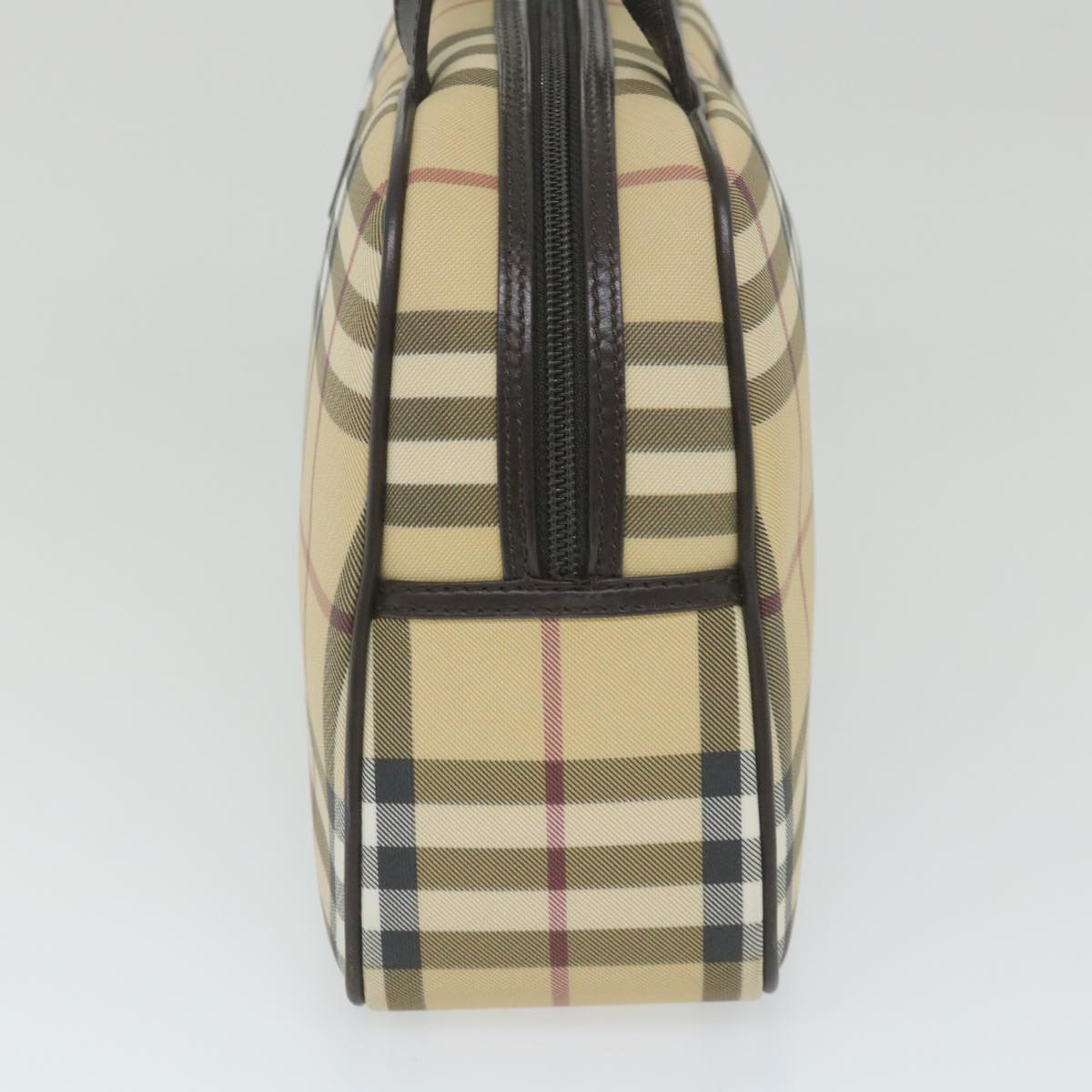 Burberry Nova Auth Leather Beige Handbag Style 10