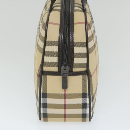 Burberry Nova Auth Leather Beige Handbag Style 10