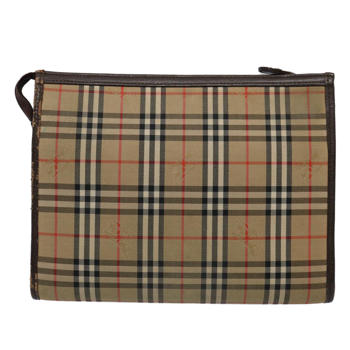 Burberry BURBERRYSs Nova Canvas Brown Clutch Bag Style 6