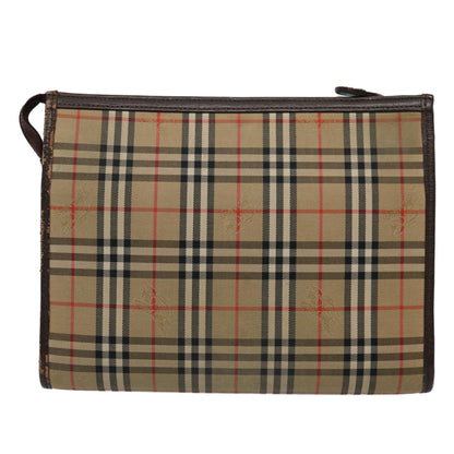 Burberry BURBERRYSs Nova Canvas Brown Clutch Bag Style 6