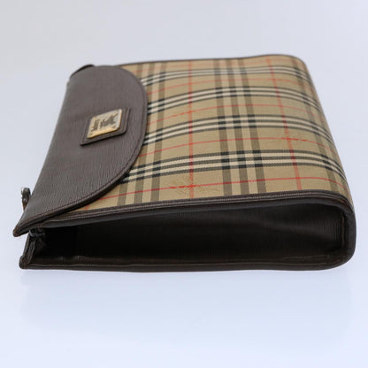 Burberry BURBERRYSs Nova Canvas Brown Clutch Bag Style 6