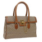 Luxury CELINE Macadam Canvas Hand Bag Beige ki3925
