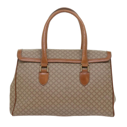 Luxury CELINE Macadam Canvas Hand Bag Beige ki3925