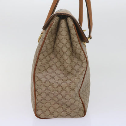 Luxury CELINE Macadam Canvas Hand Bag Beige ki3925