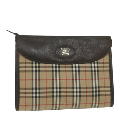 Burberry BURBERRYSs Nova Canvas Beige Clutch Bag Style 13
