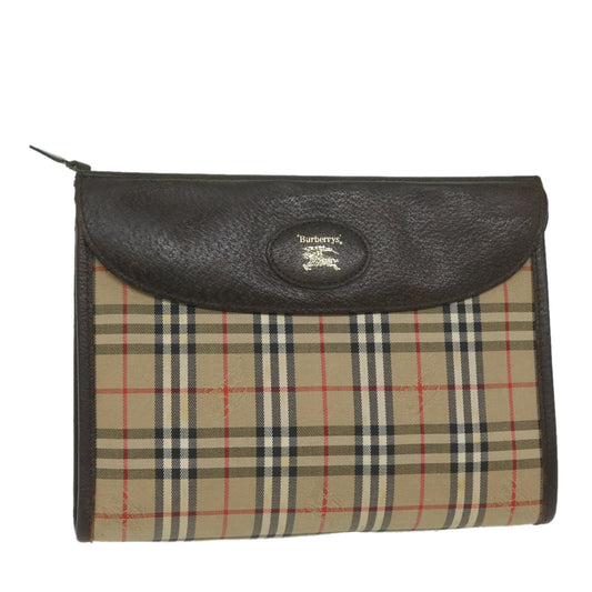 Burberry BURBERRYSs Nova Canvas Beige Clutch Bag Style 13