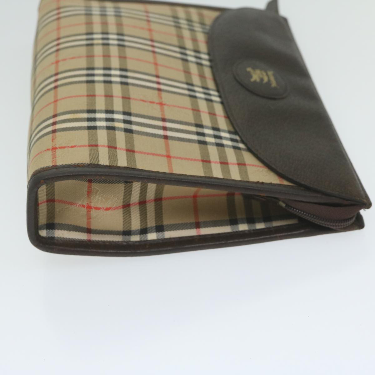 Burberry BURBERRYSs Nova Canvas Beige Clutch Bag Style 13