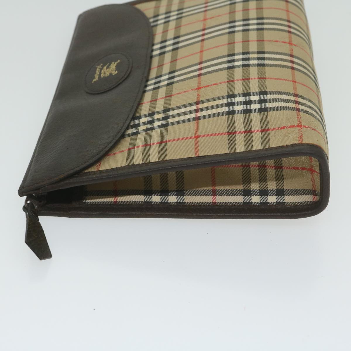 Burberry BURBERRYSs Nova Canvas Beige Clutch Bag Style 13
