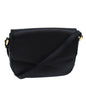 Luxury BurberrySs Shoulder Bag Leather Black Auth ki4643