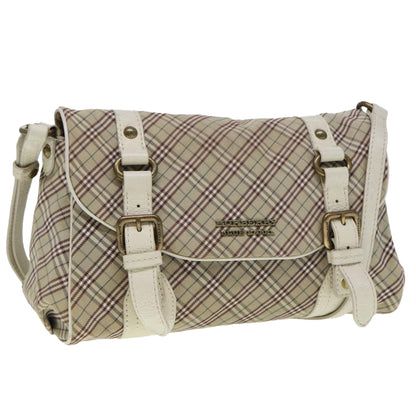 Burberry Nova Label Canvas Beige Shoulder Bag Style 2