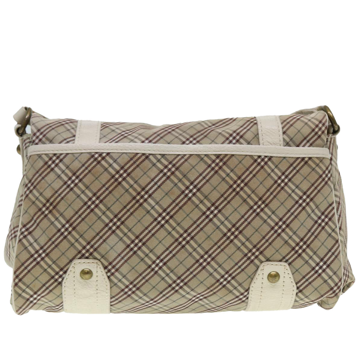 Burberry Nova Label Canvas Beige Shoulder Bag Style 2