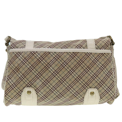 Burberry Nova Label Canvas Beige Shoulder Bag Style 2