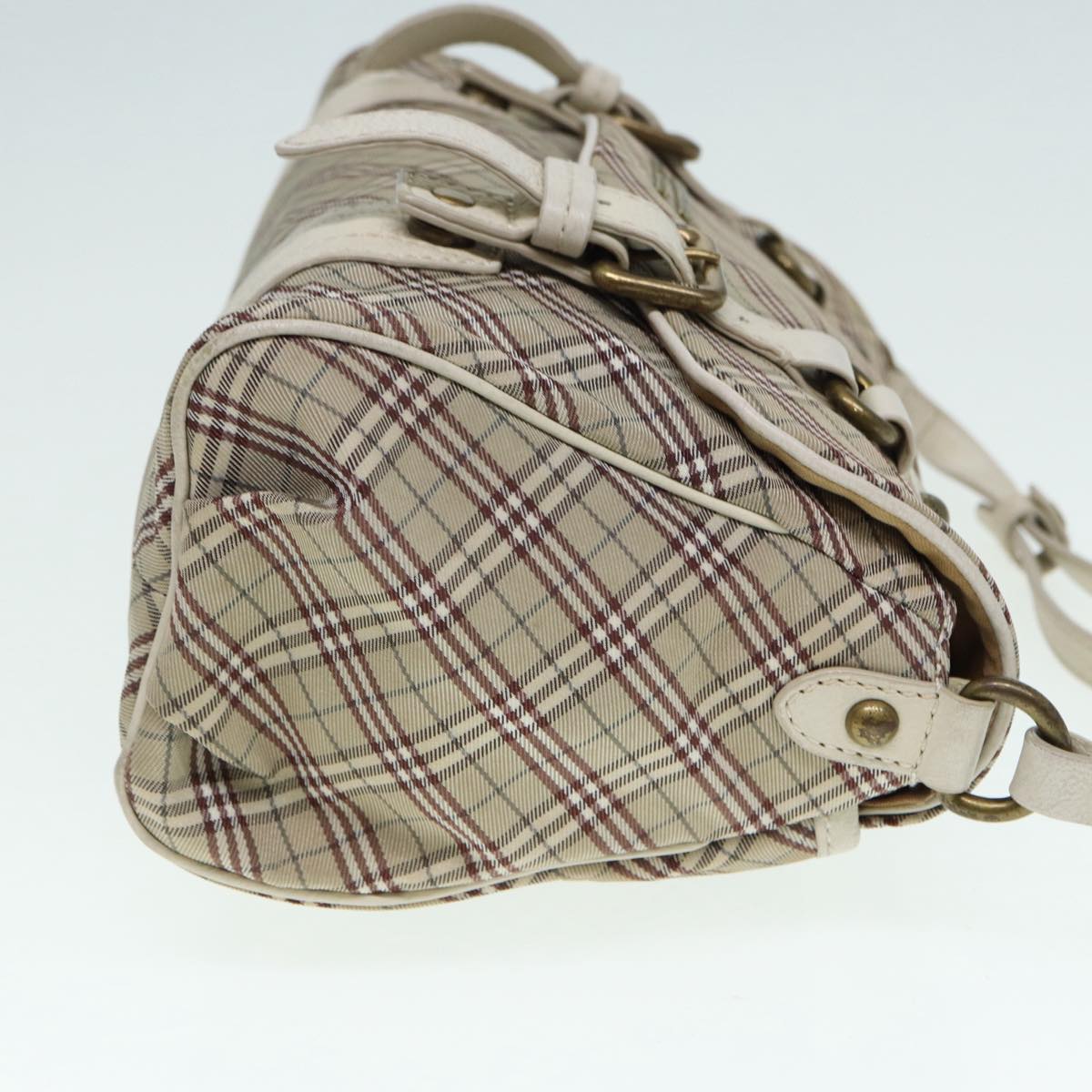 Burberry Nova Label Canvas Beige Shoulder Bag Style 2