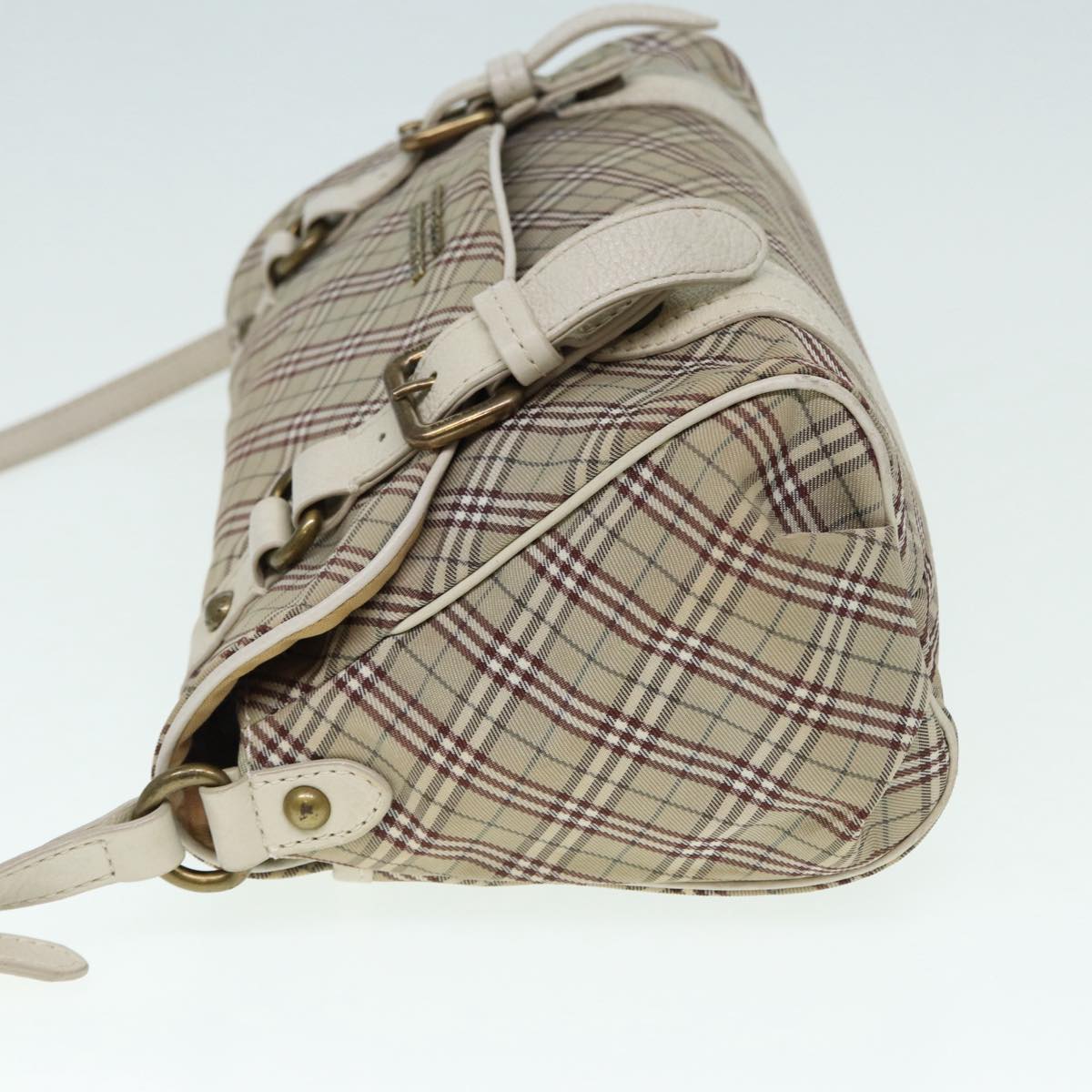 Burberry Nova Label Canvas Beige Shoulder Bag Style 2
