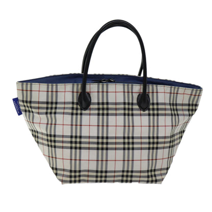 Burberry Nova Label Nylon Blue Tote Bag Style 2