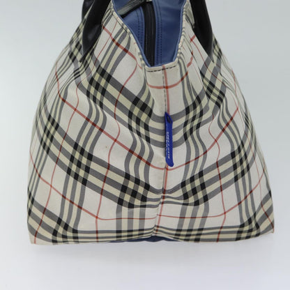 Burberry Nova Label Nylon Blue Tote Bag Style 2