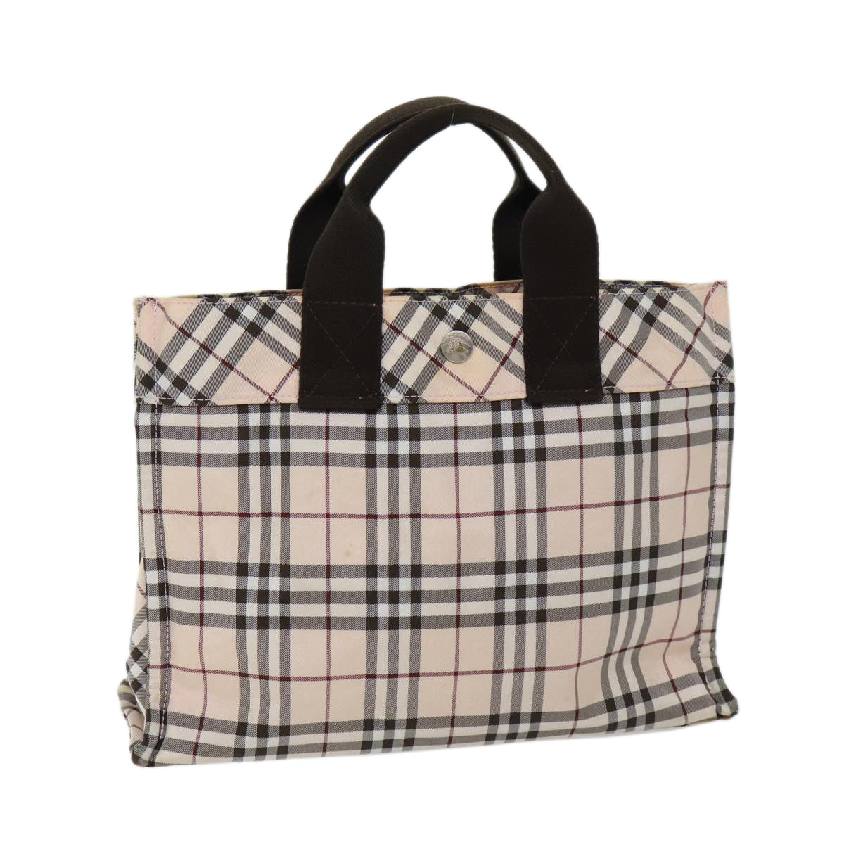 Burberry Nova Label Nylon Beige Handbag Style 5