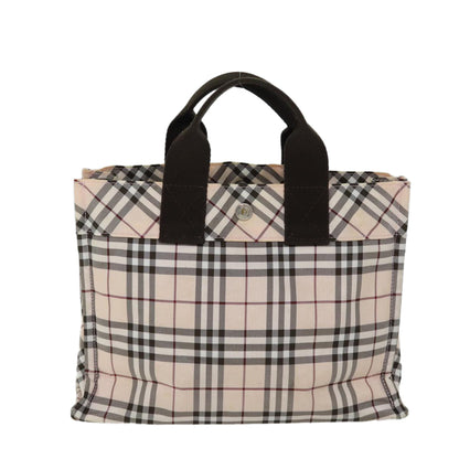 Burberry Nova Label Nylon Beige Handbag Style 5