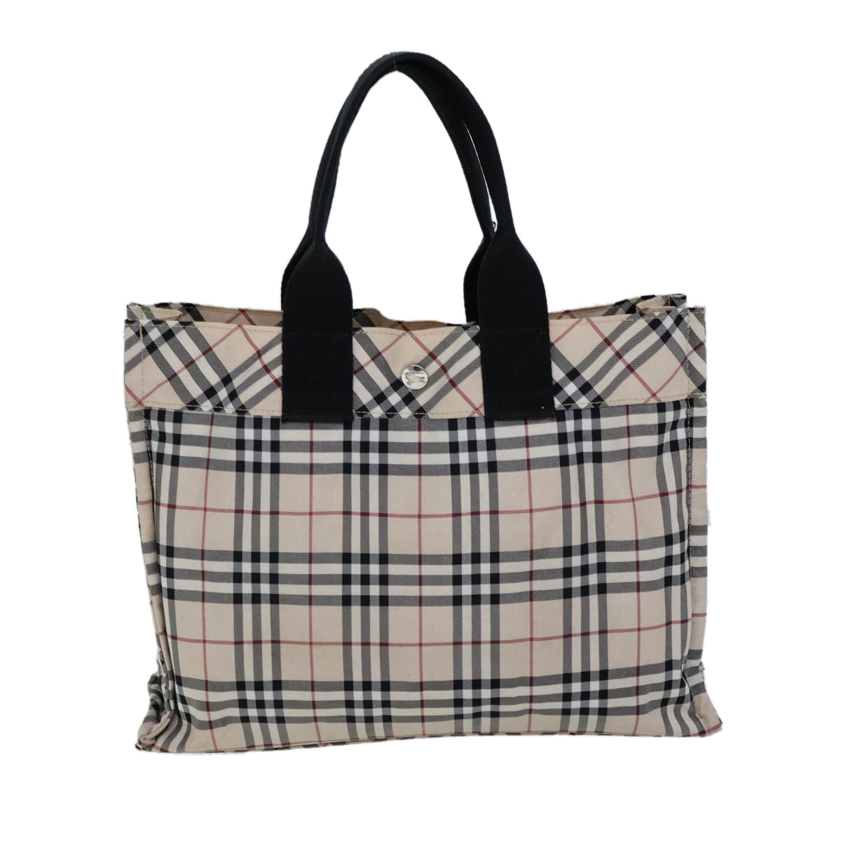 Burberry Nova Label Nylon Black Handbag Style 2