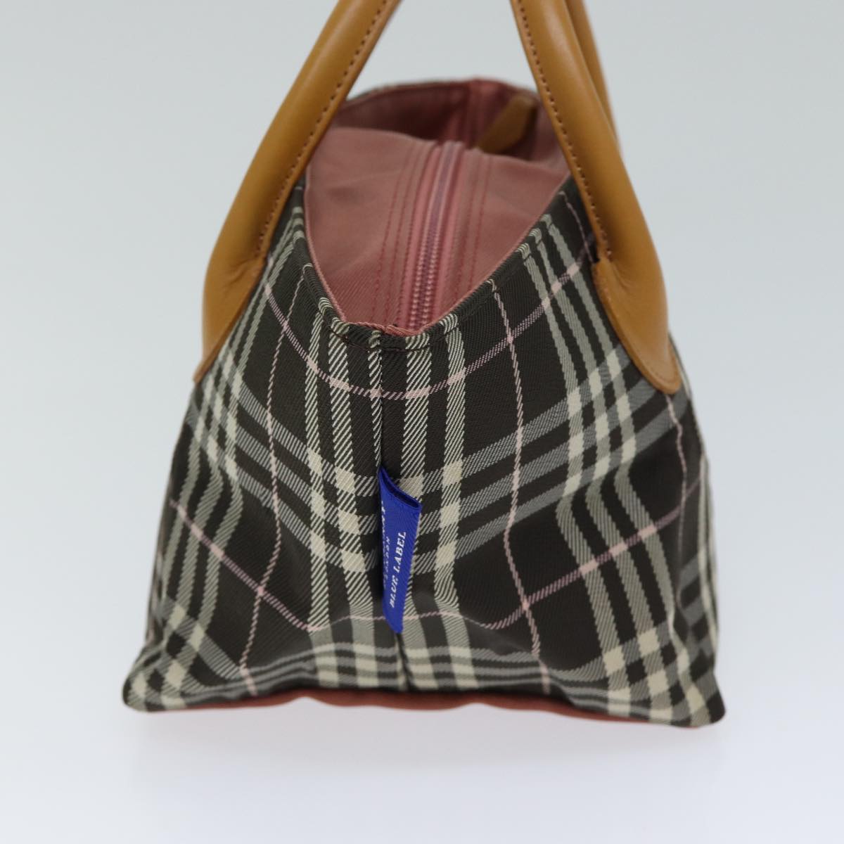 Burberry Nova Label Nylon Brown Handbag Style 2