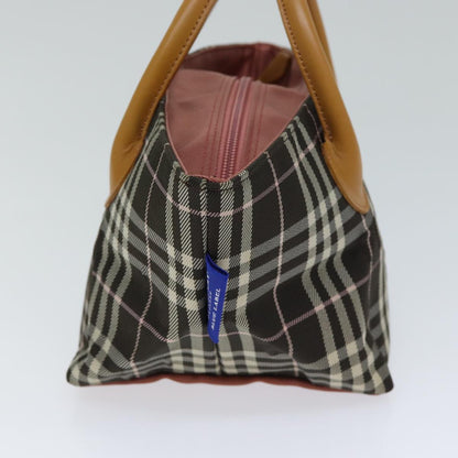 Burberry Nova Label Nylon Brown Handbag Style 2