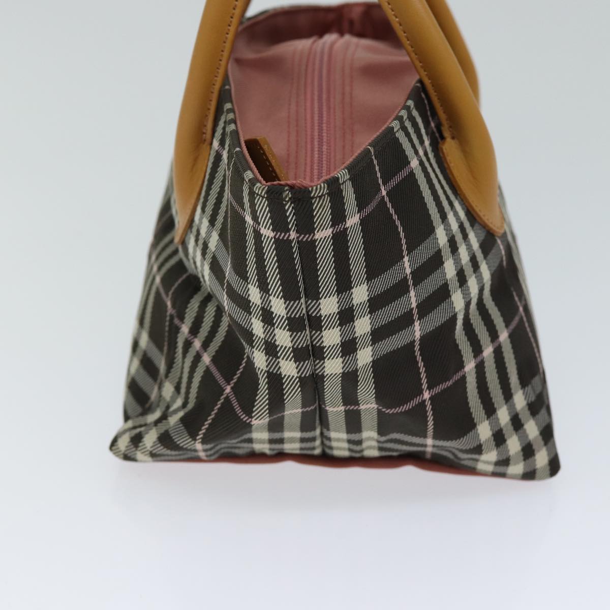 Burberry Nova Label Nylon Brown Handbag Style 2