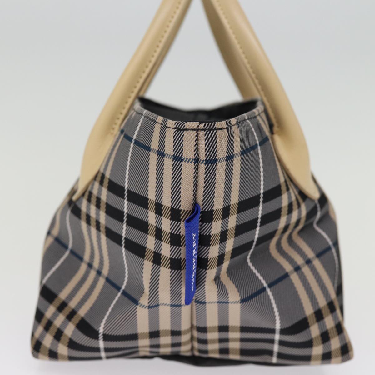 Burberry Nova Label Nylon Blue Handbag Style 2