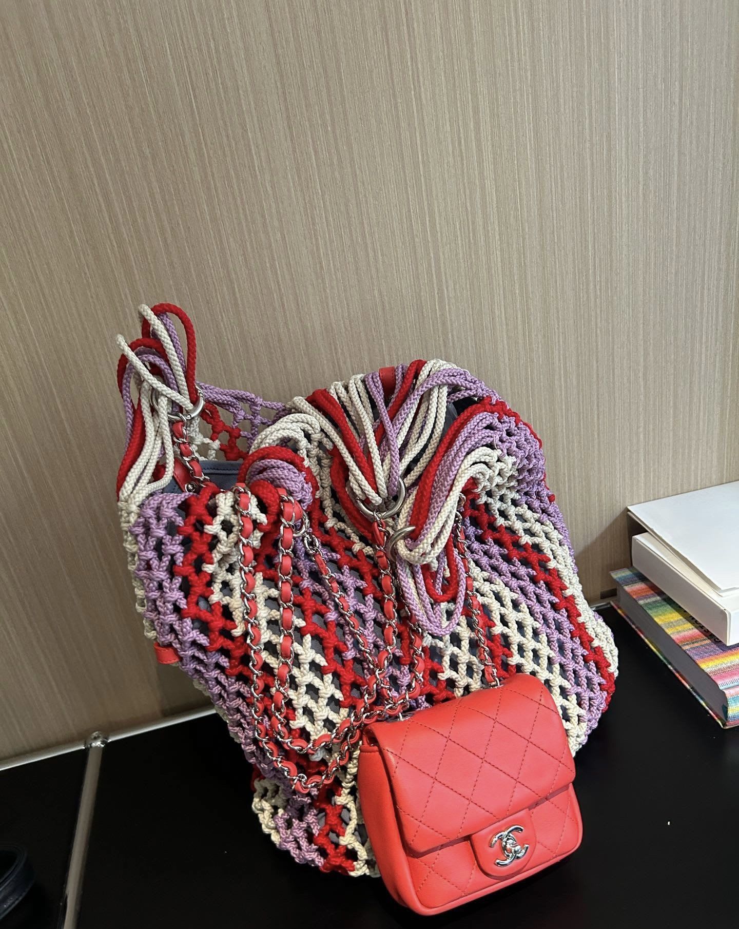 Chanel Luxury Leather Pink Handbag Style 2 Rovelle Bags
