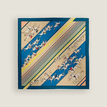 Hermes Les Courses Scarf 45