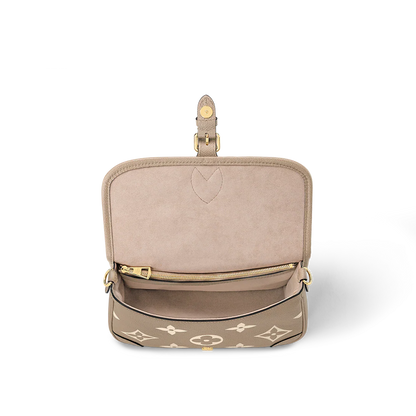 Louis Vuitton Diane Monogram Empreinte Tourterelle Beige cream