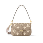 Louis Vuitton Diane Monogram Empreinte Tourterelle Beige cream