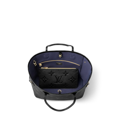 Louis Vuitton Neverfull MM Monogram empreinte Black