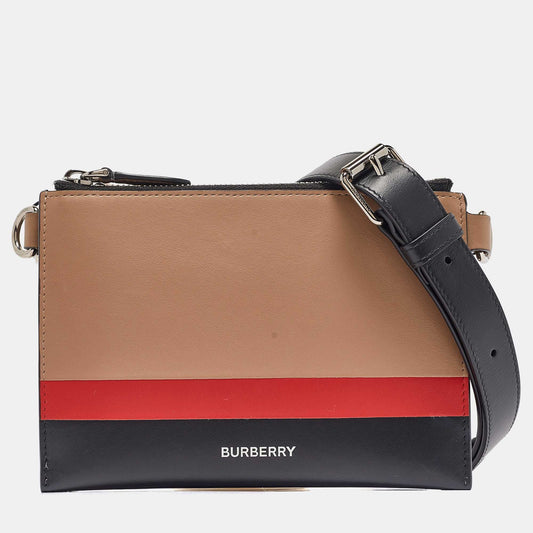 Burberry Benji Luxury Leather Black Crossbody Bag