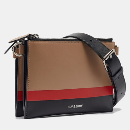 Burberry Benji Luxury Leather Black Crossbody Bag
