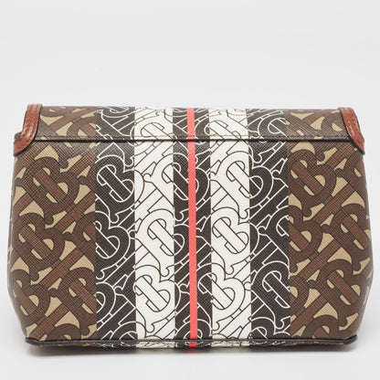 Burberry Coated and Leather Black Crossbody Bag