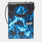 Burberry Water Camo Leather Black Crossbody Bag