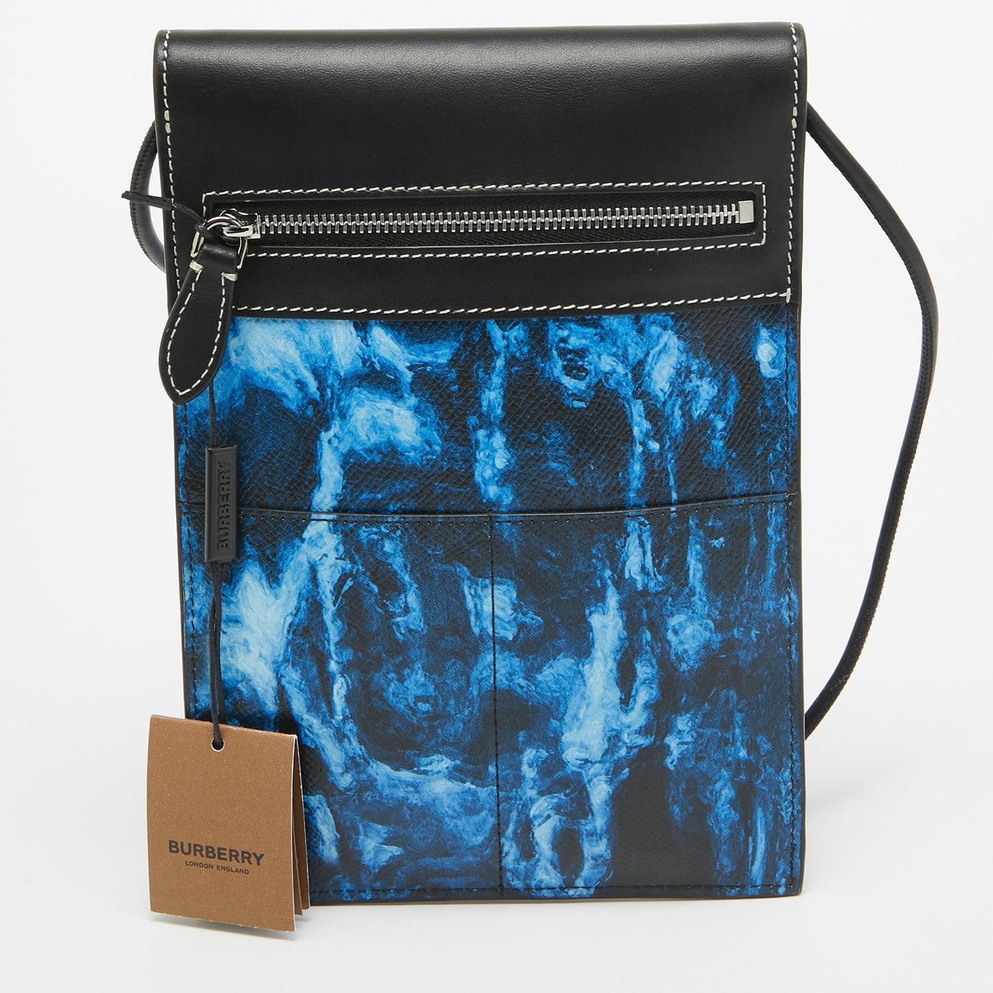 Burberry Water Camo Leather Black Crossbody Bag Style 2