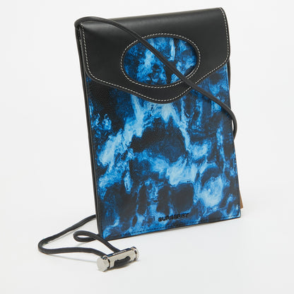 Burberry Water Camo Leather Black Crossbody Bag Style 2