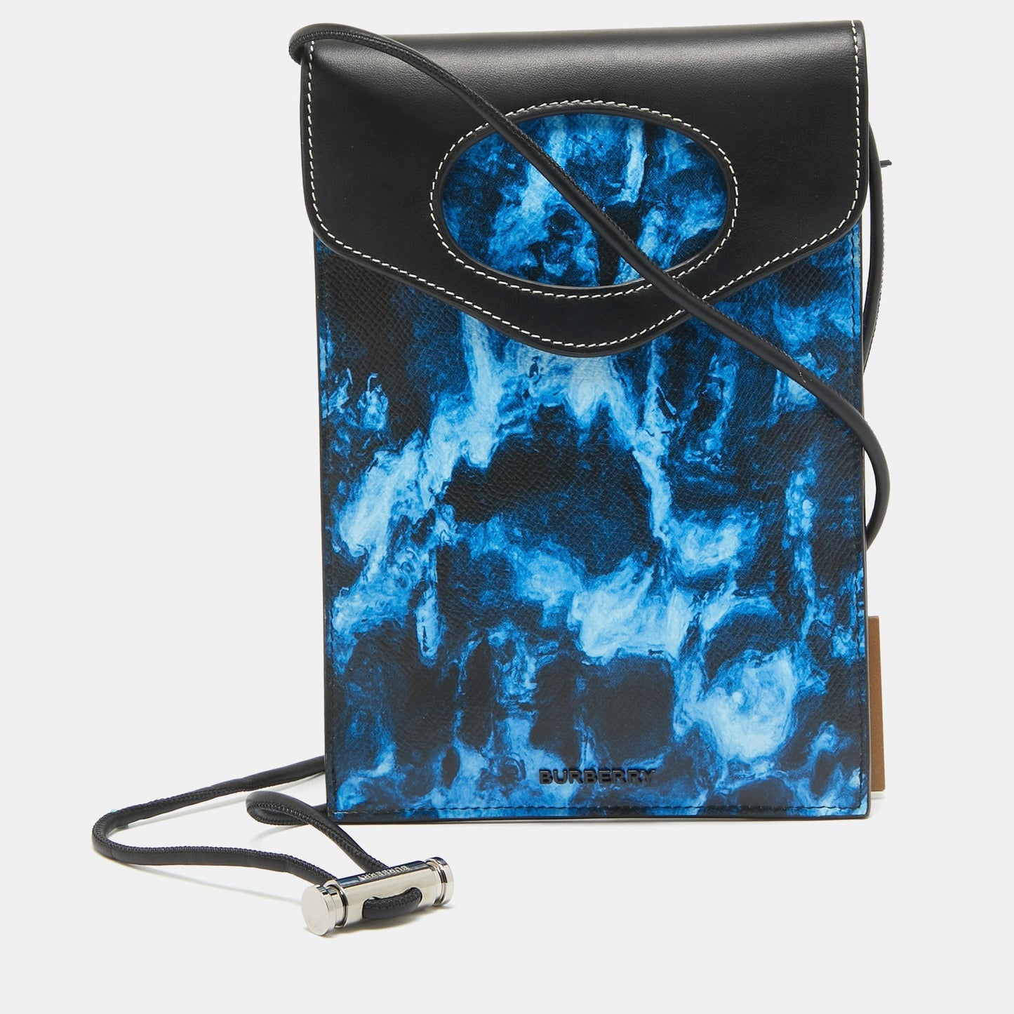 Burberry Water Camo Leather Black Crossbody Bag Style 2