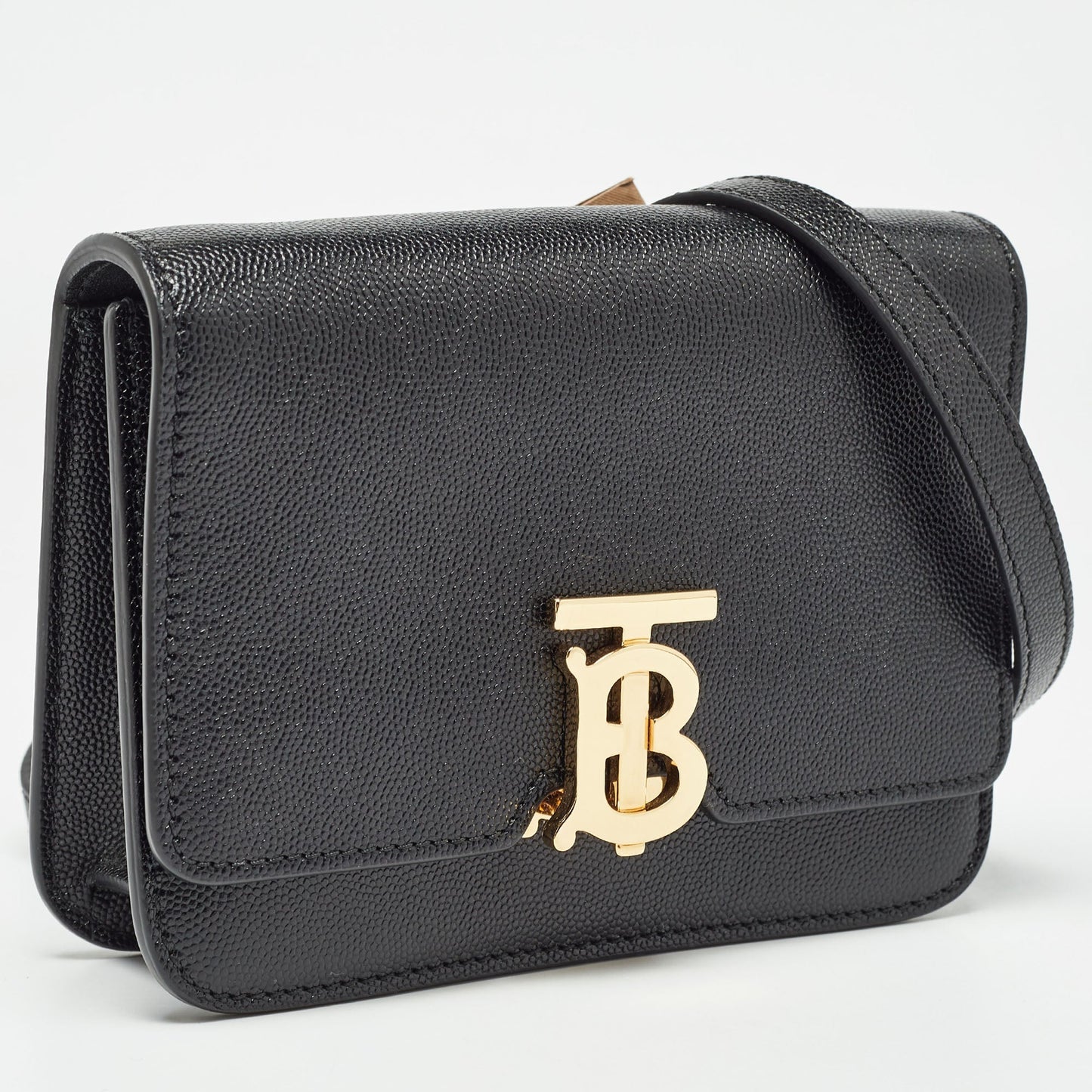 Burberry Mini Luxury Leather Black Shoulder Bag Style 2